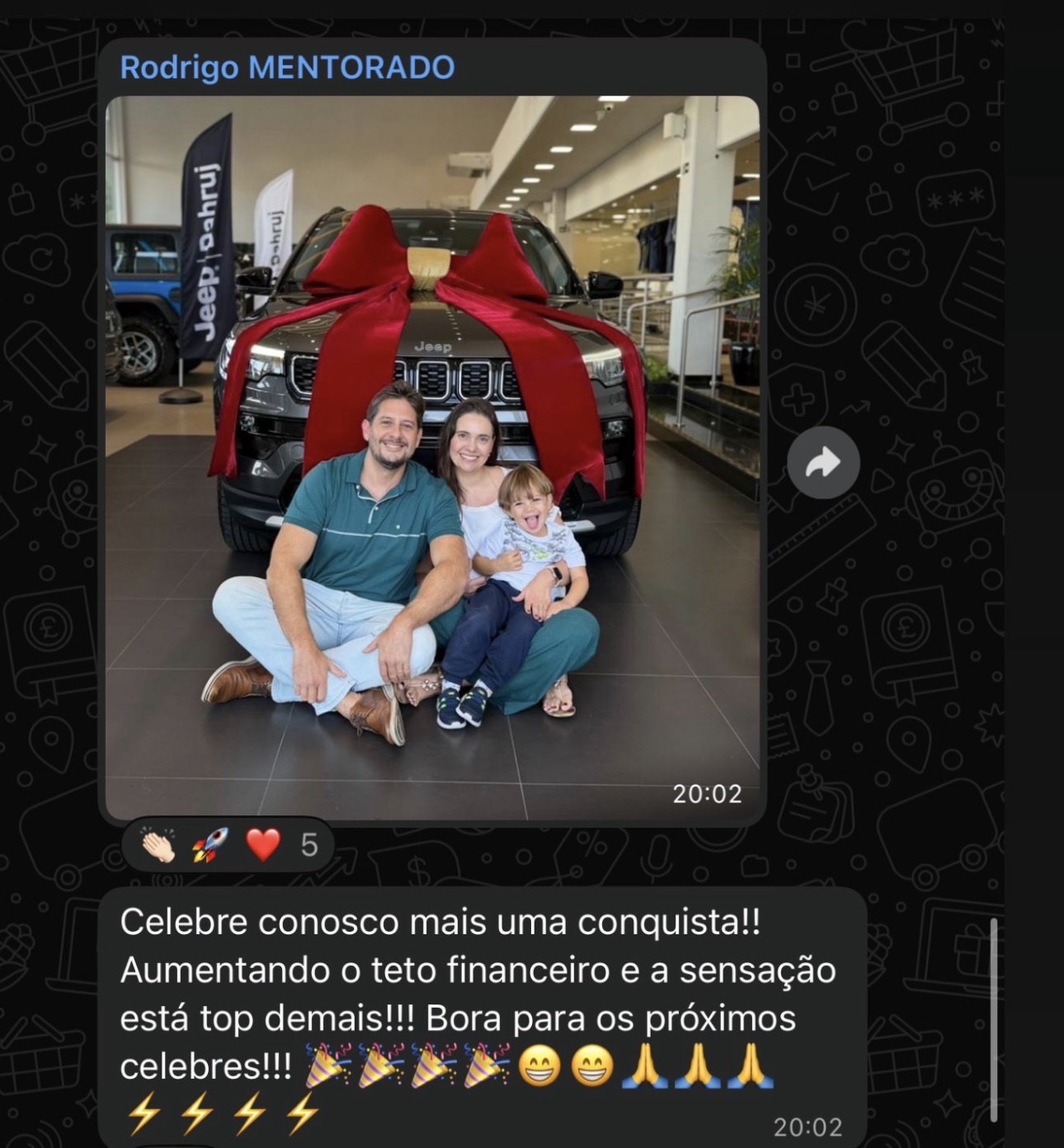 Depoimento de Rodrigo — mentorado